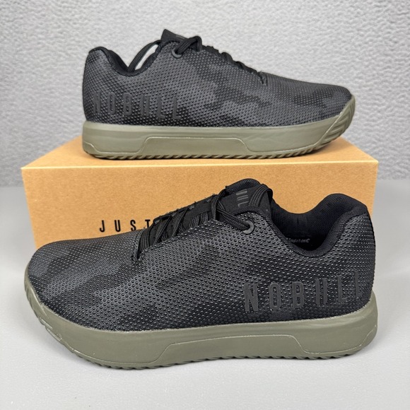NOBULL Shoes - NoBull Shoes Womens 9.5 Black Camo SuperFabric SF  Trainer+ CrossFit Gym Workout